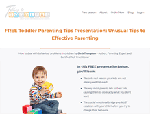 Tablet Screenshot of parentingcode.com